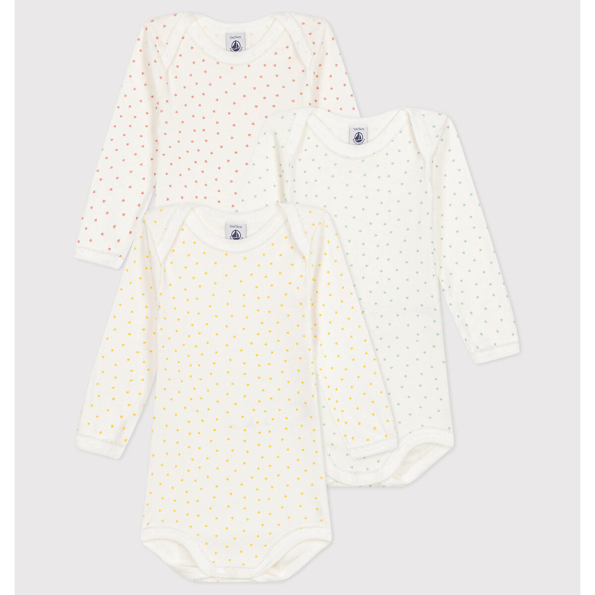 Lot de 3 bodies manches longues