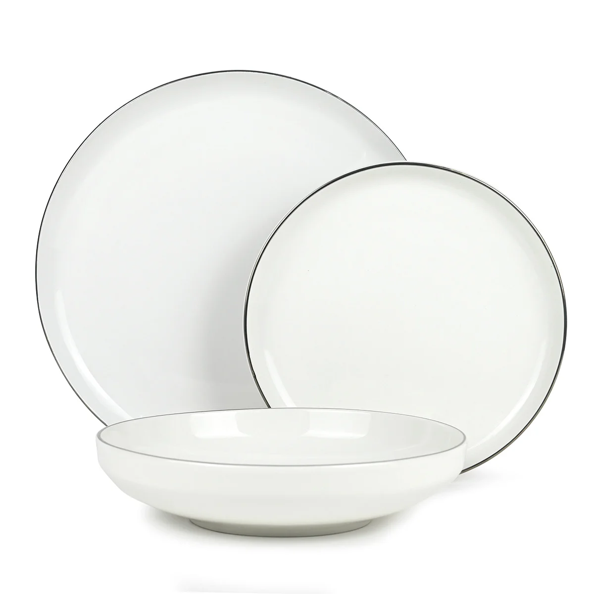 Service 18 pièces en porcelaine - Sélène, LAGUIOLE CUISSON