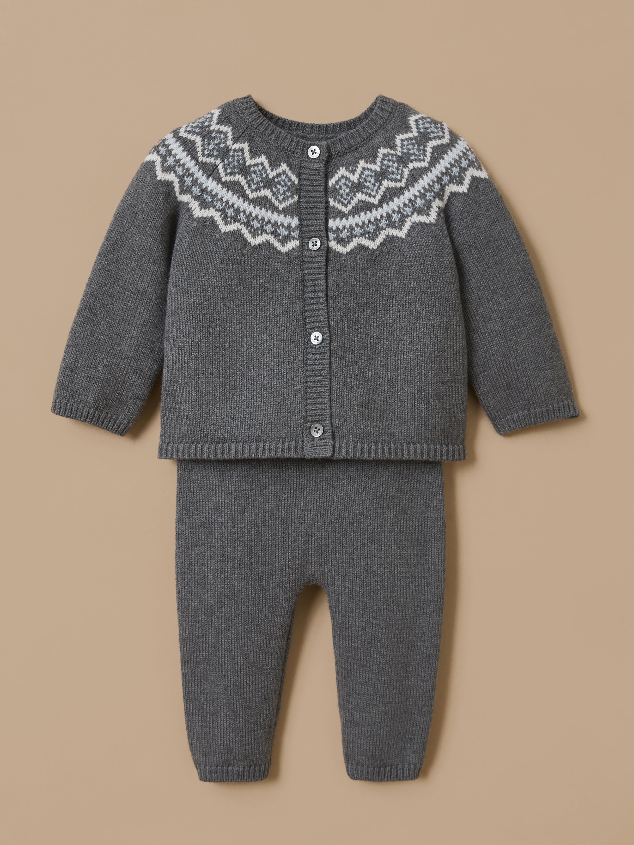 Ensemble motif jacquard, CYRILLUS