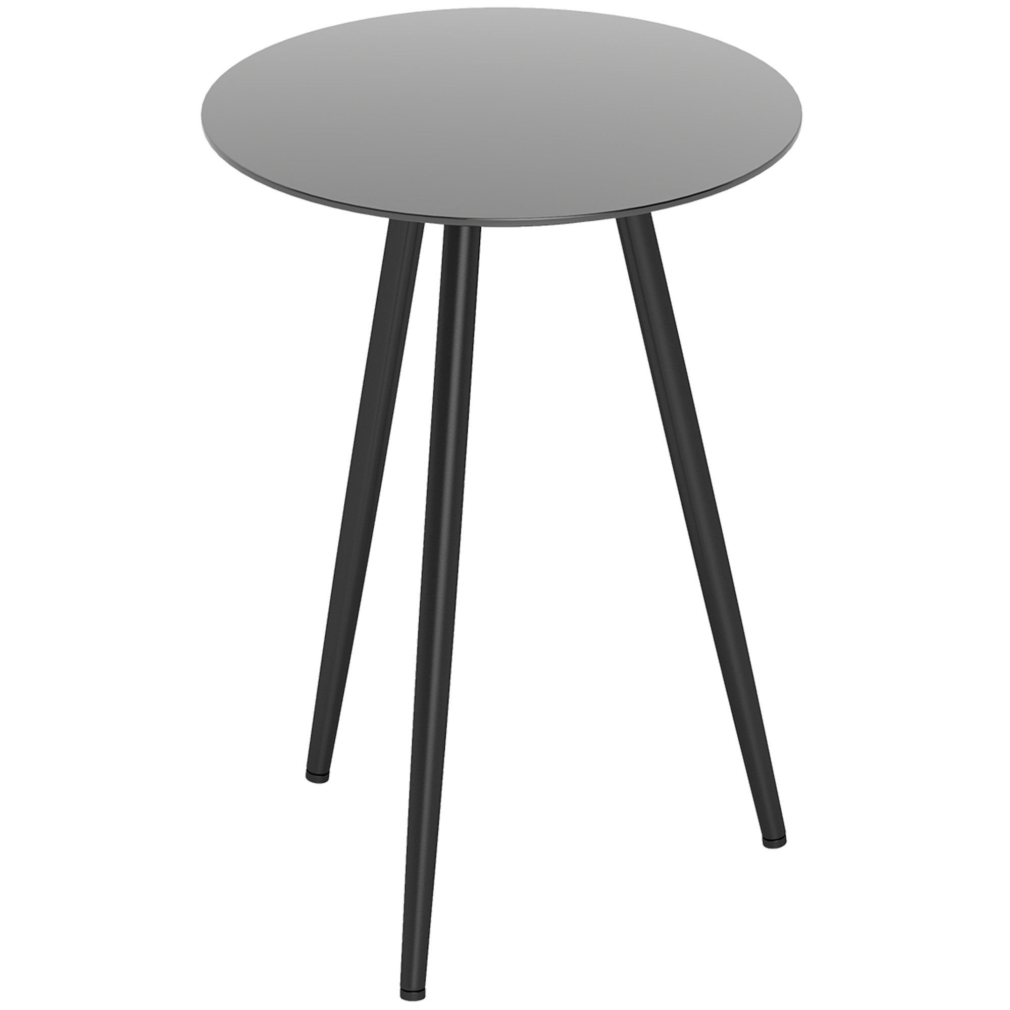 Table d'appoint de terrasse Acier Noir, OUTSUNNY