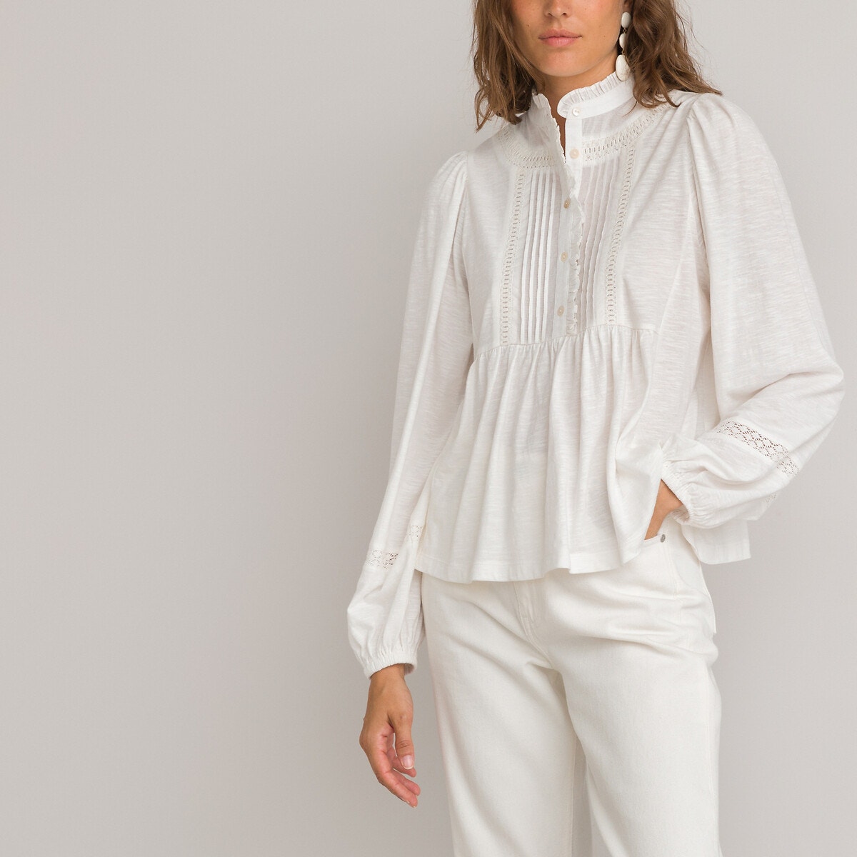 La redoute tee discount shirt femme manches longues