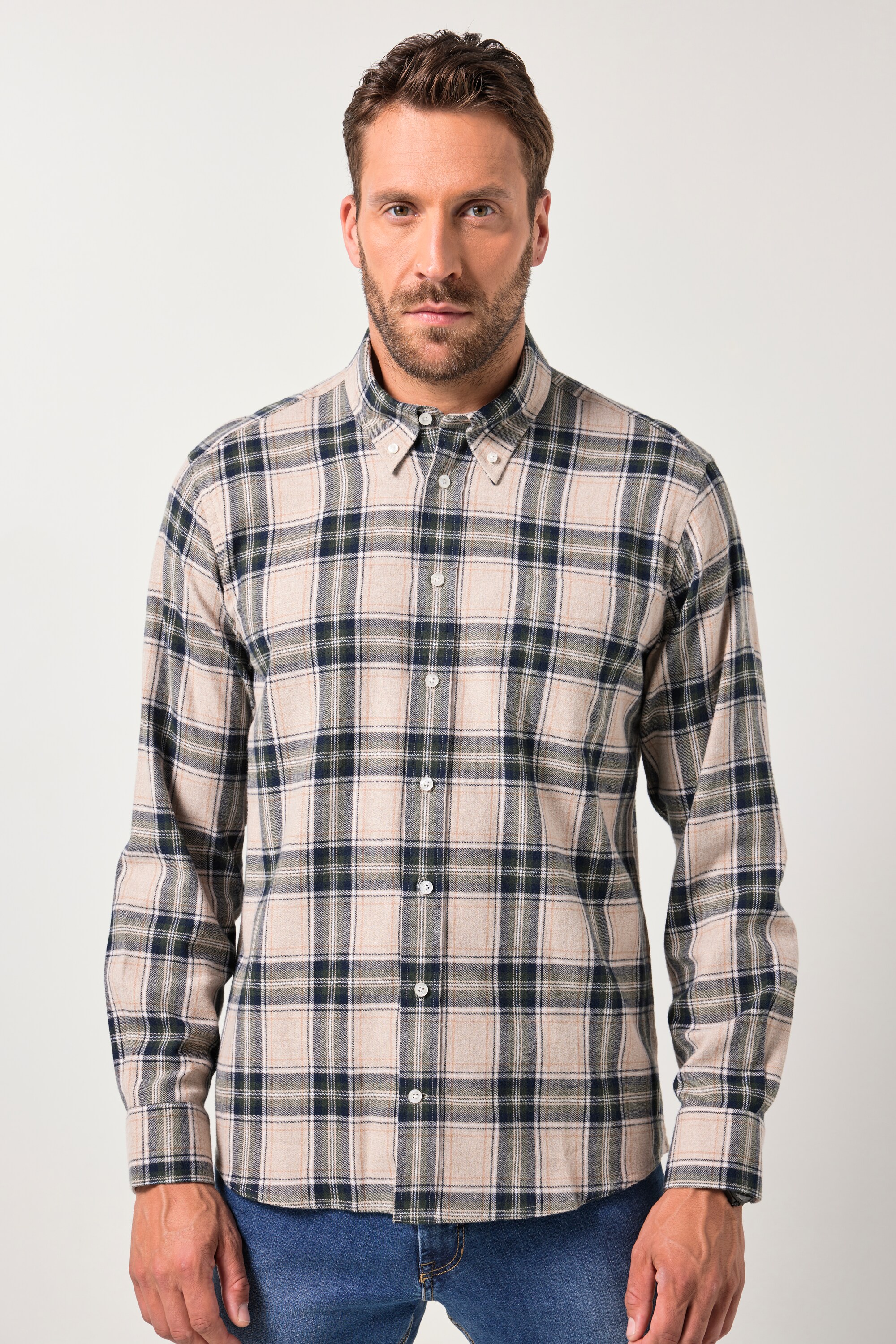 Chemise en flanelle à carreaux, JP1880