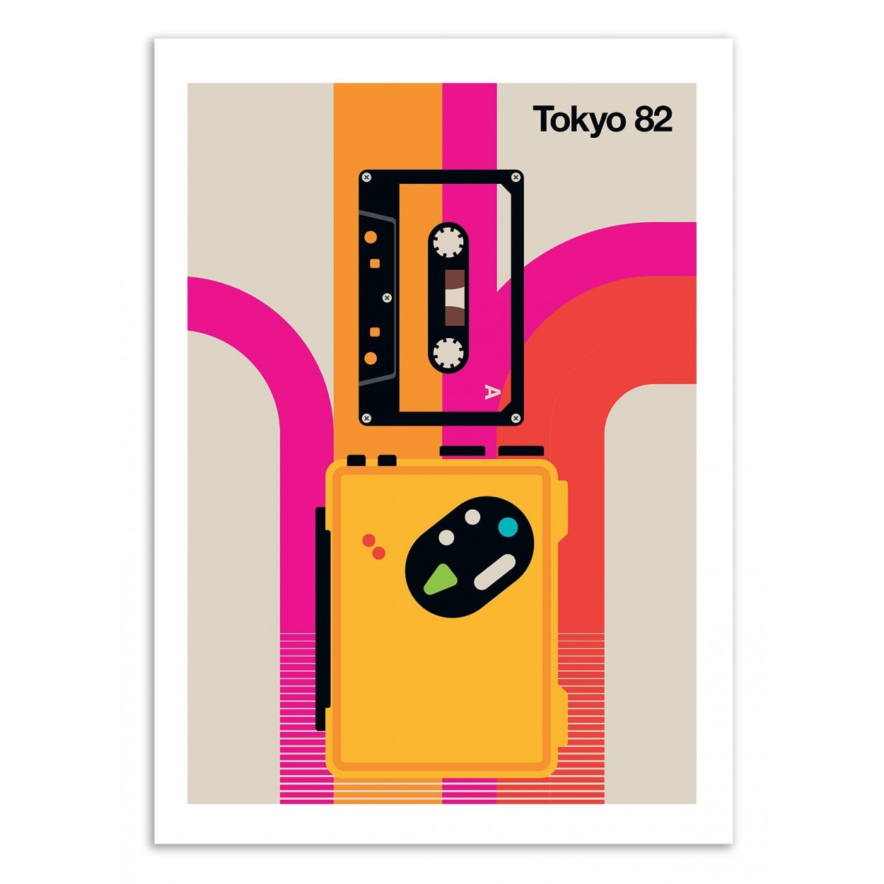 Affiche d'art - Tokyo 82 - Bo Lundberg, WALL EDITIONS