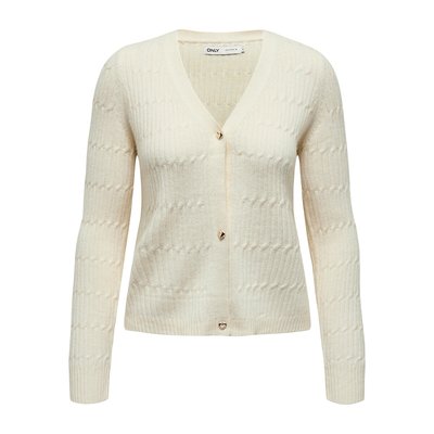 Brushed Knit Buttoned Cardigan ONLY