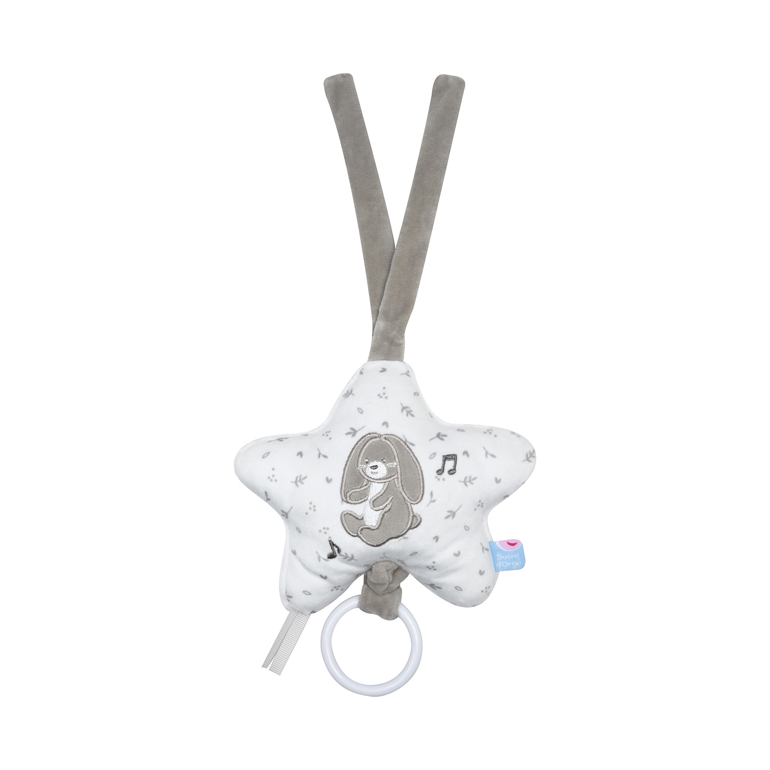 Boite a musique lapin remy velours doux, SUCRE D'ORGE