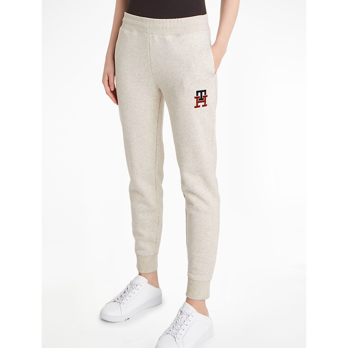 Sportbroek ecru Tommy Hilfiger | La Redoute