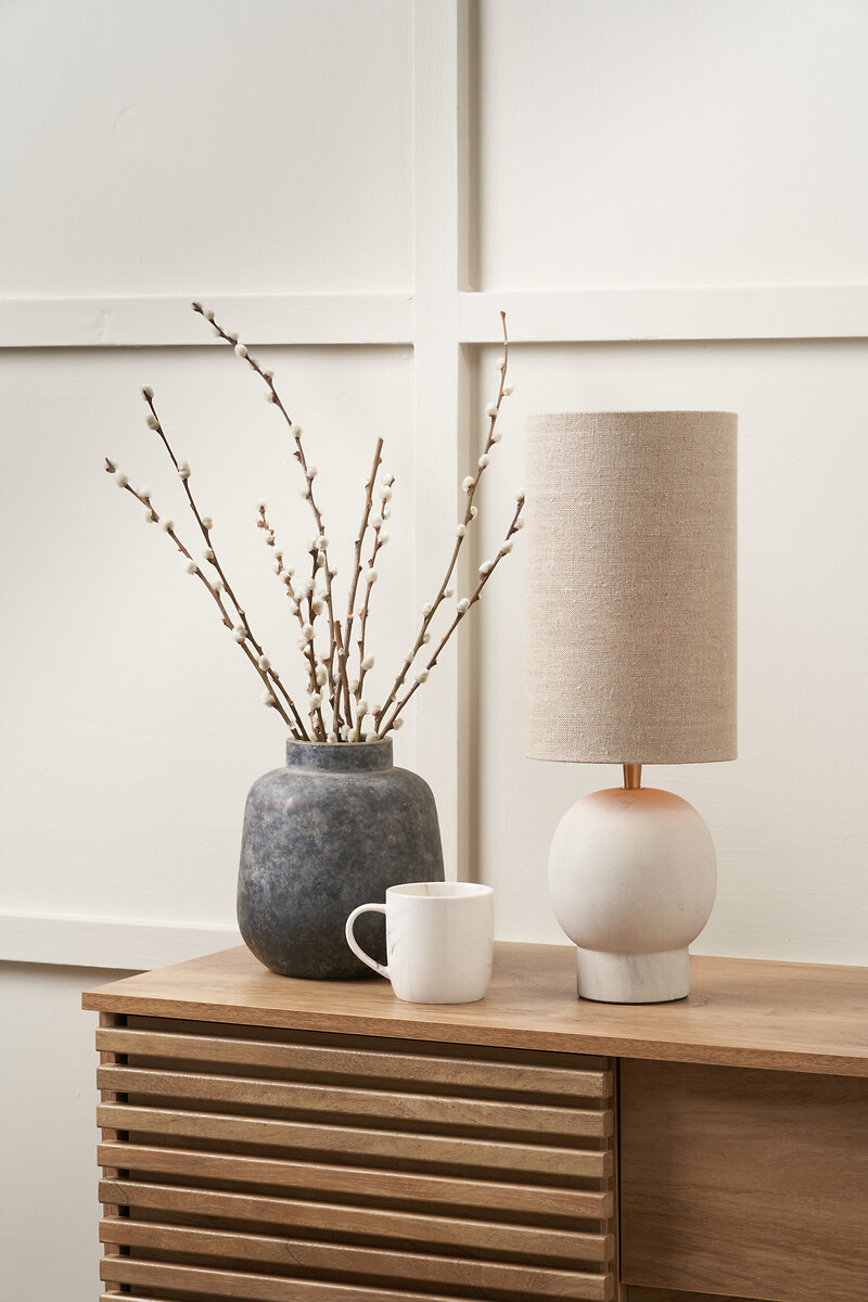 Albie Sand Marble Table Lamp, ÉDITÉ