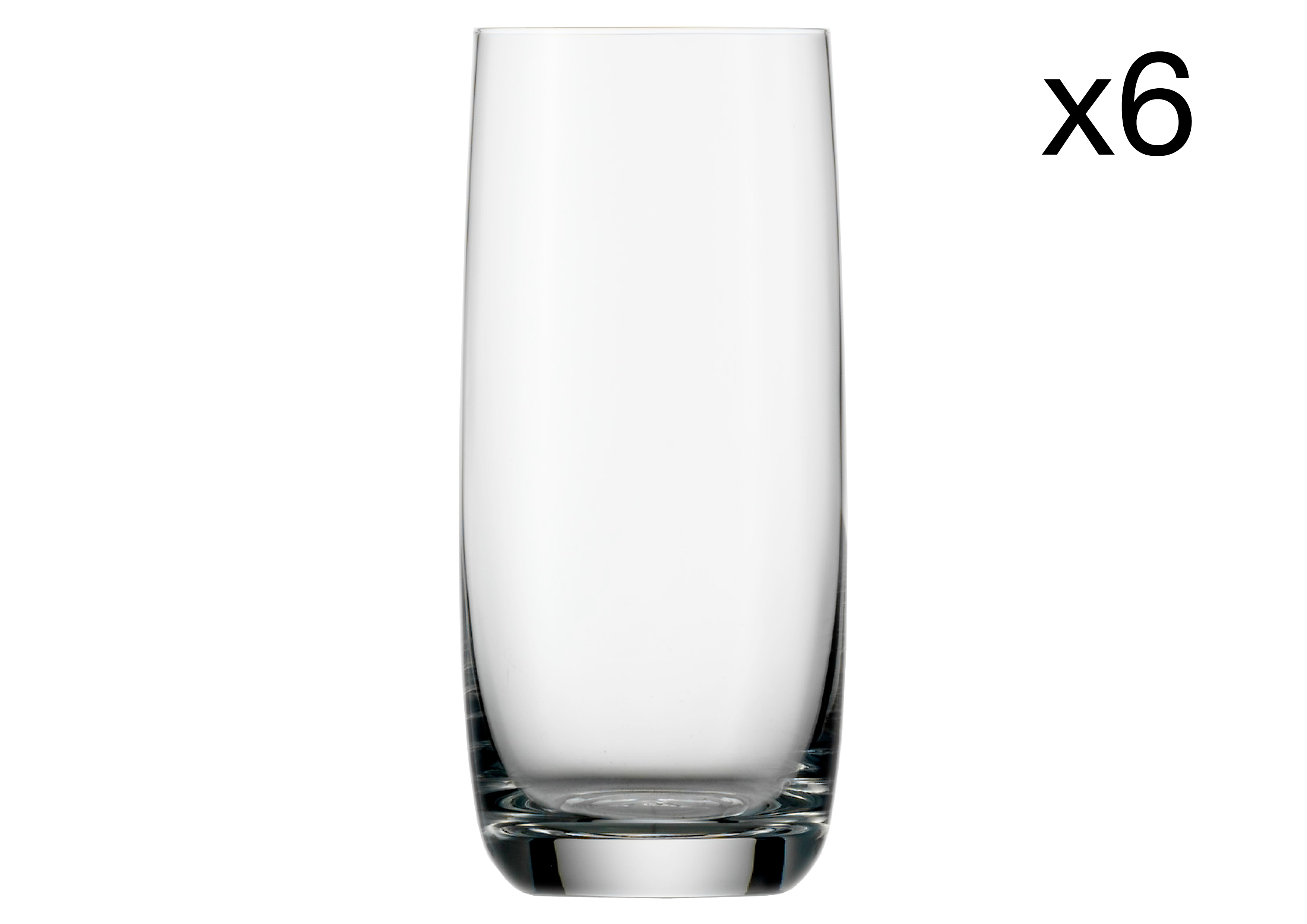 Lot de 6 verres longdrink en cristallin, WEINLAND, STOLZLE