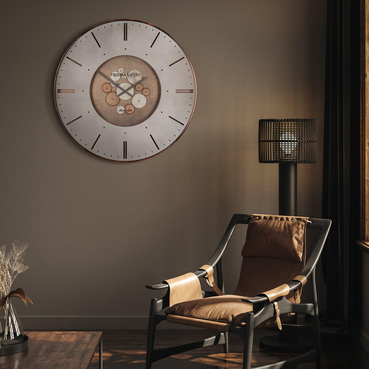 Clocksmith 30" Cog Oversized Wall Clock, THOMAS KENT