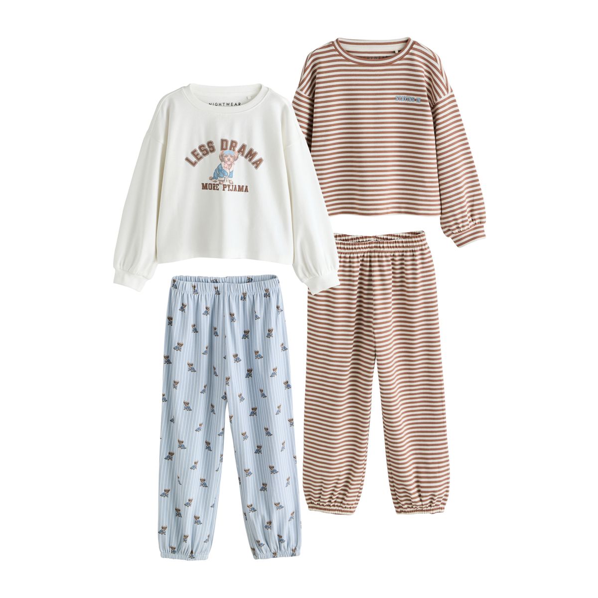 Pyjama style jogging, lot de 3, NEXT