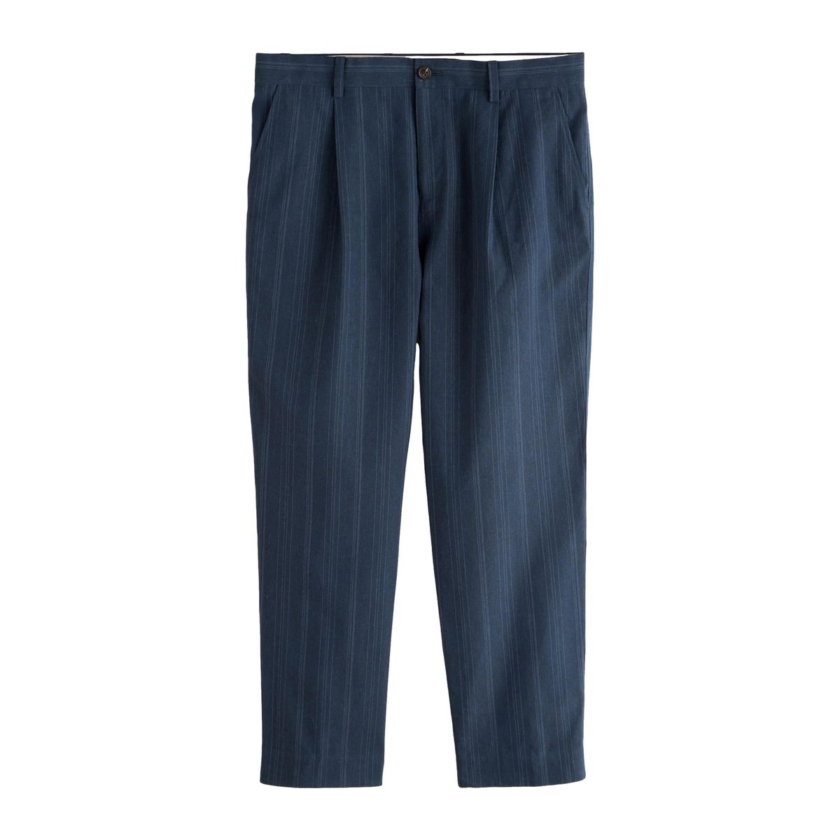 Pantalon de costume bleu décontracté rayé, NEXT