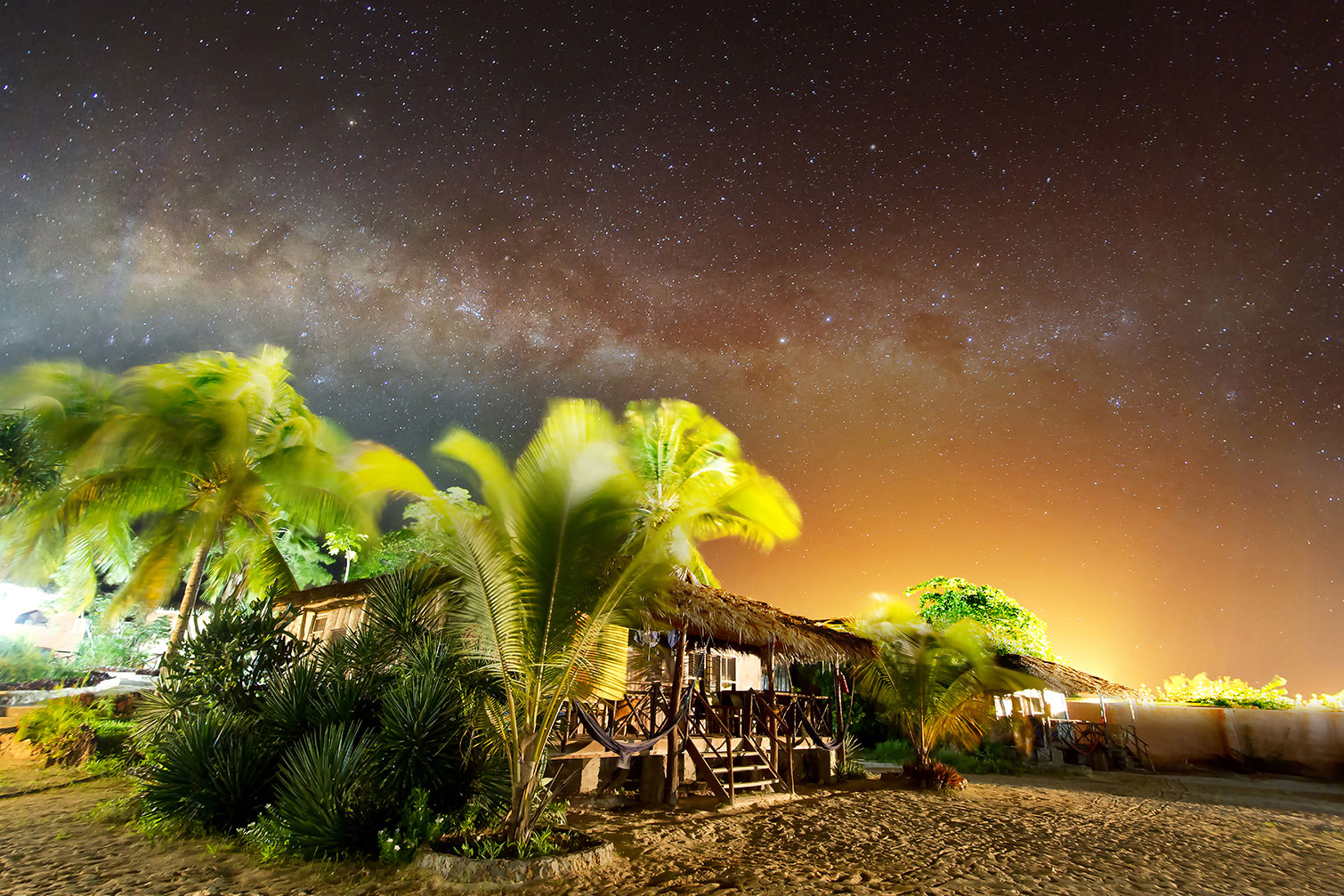 Tableau décoratif sous le ciel étoilé de zanzibar, HEXOA