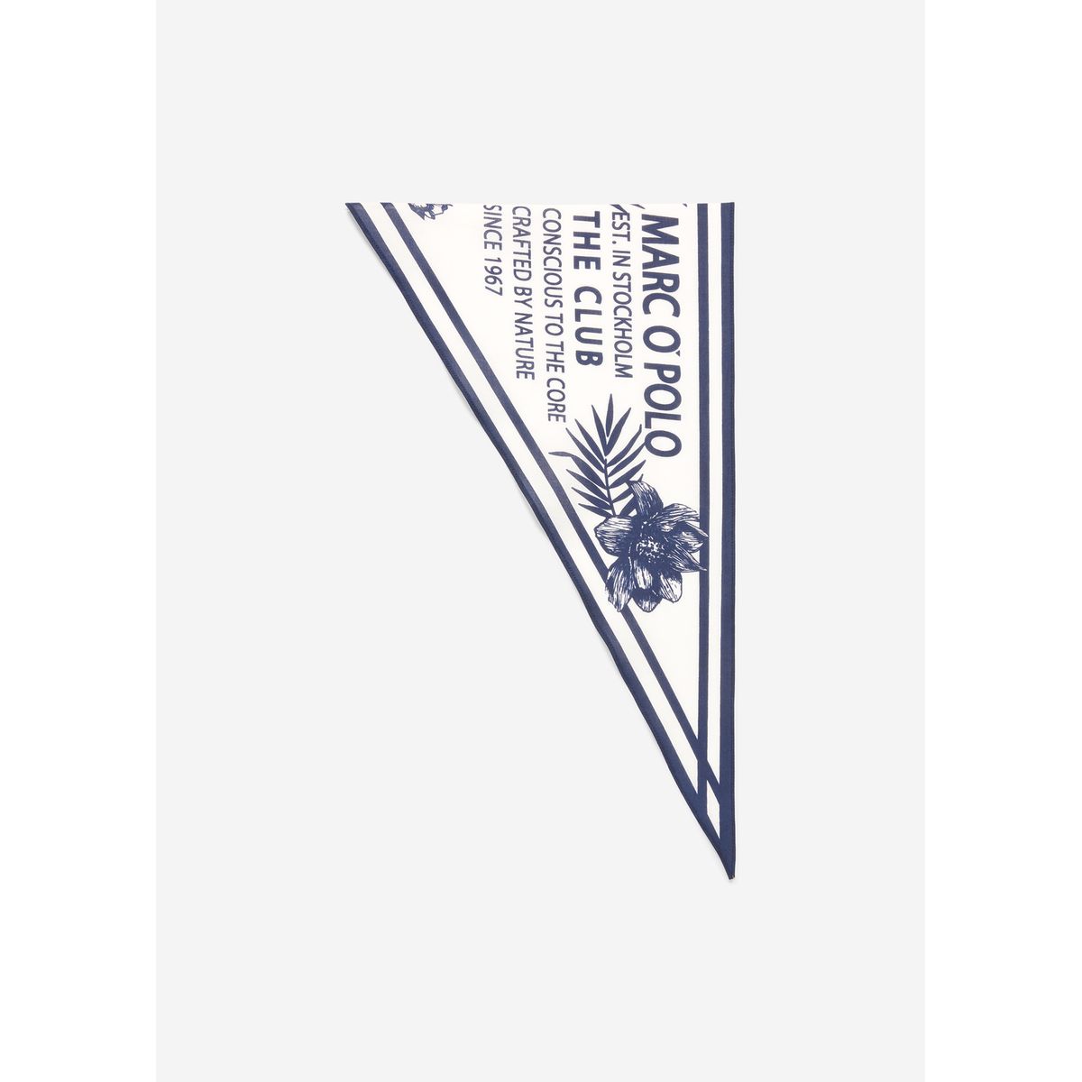 Foulard triangulaire en pur coton