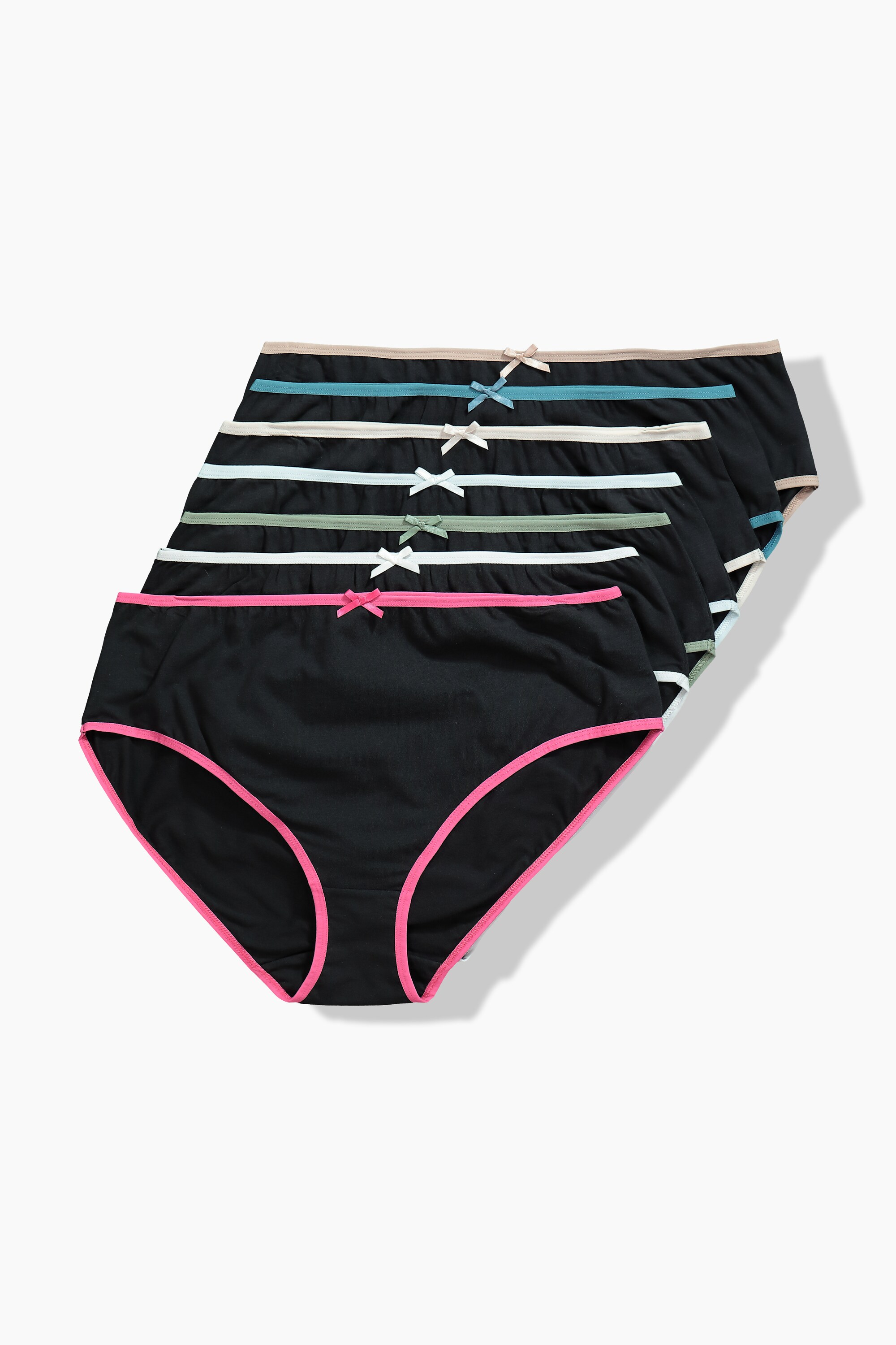Lot de 7 culottes midi avec liseré, ULLA POPKEN