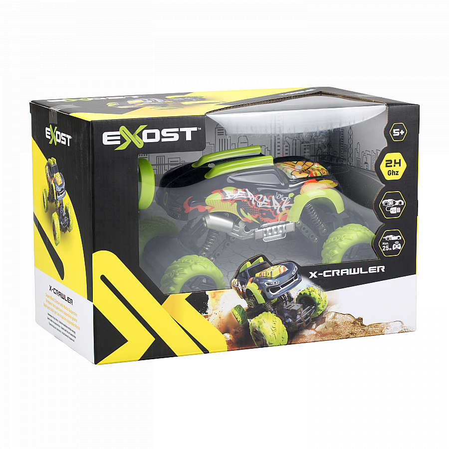 Exost voiture telecommandee jaune x crawler 4x4 tout terrain 2.4ghz 20 cm vert Silverlit La Redoute