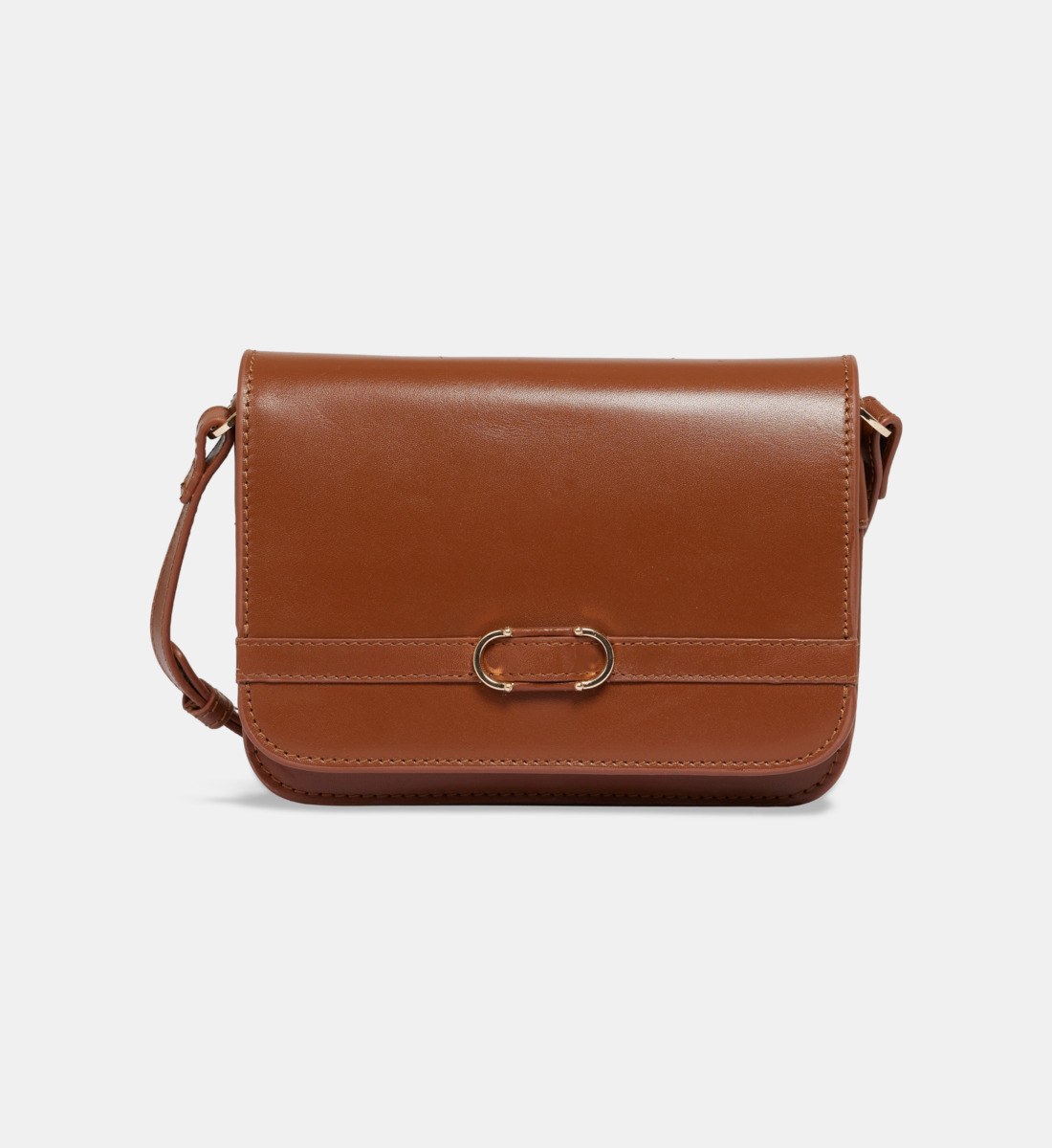 Sac besace crossbody rigide grace cuir lisse Galeries Lafayette La Redoute