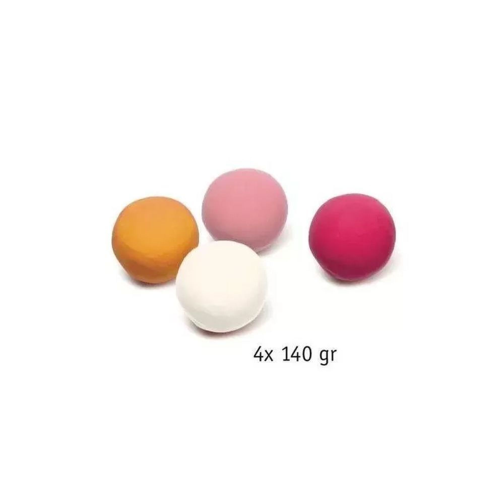 Lot de 4 pots de pâte à modeler, DJECO