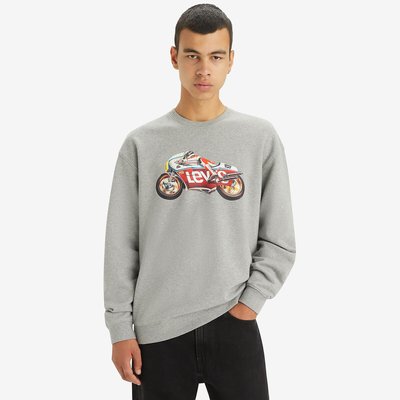 Soepele sweater met ronde hals Batwing moto motief LEVI'S