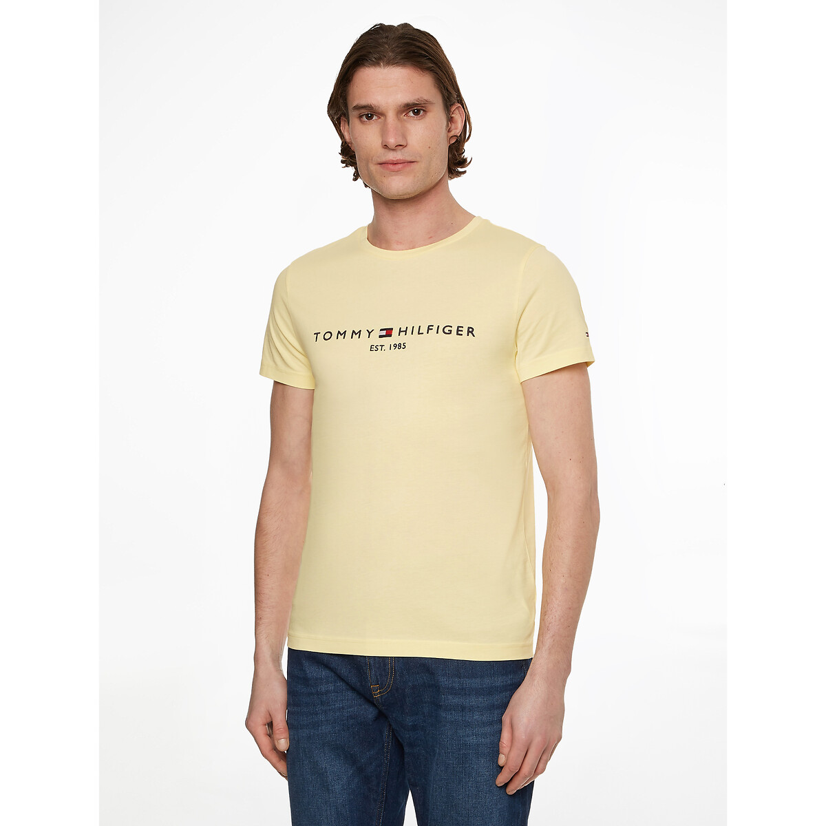 tommy hilfiger yellow t shirt