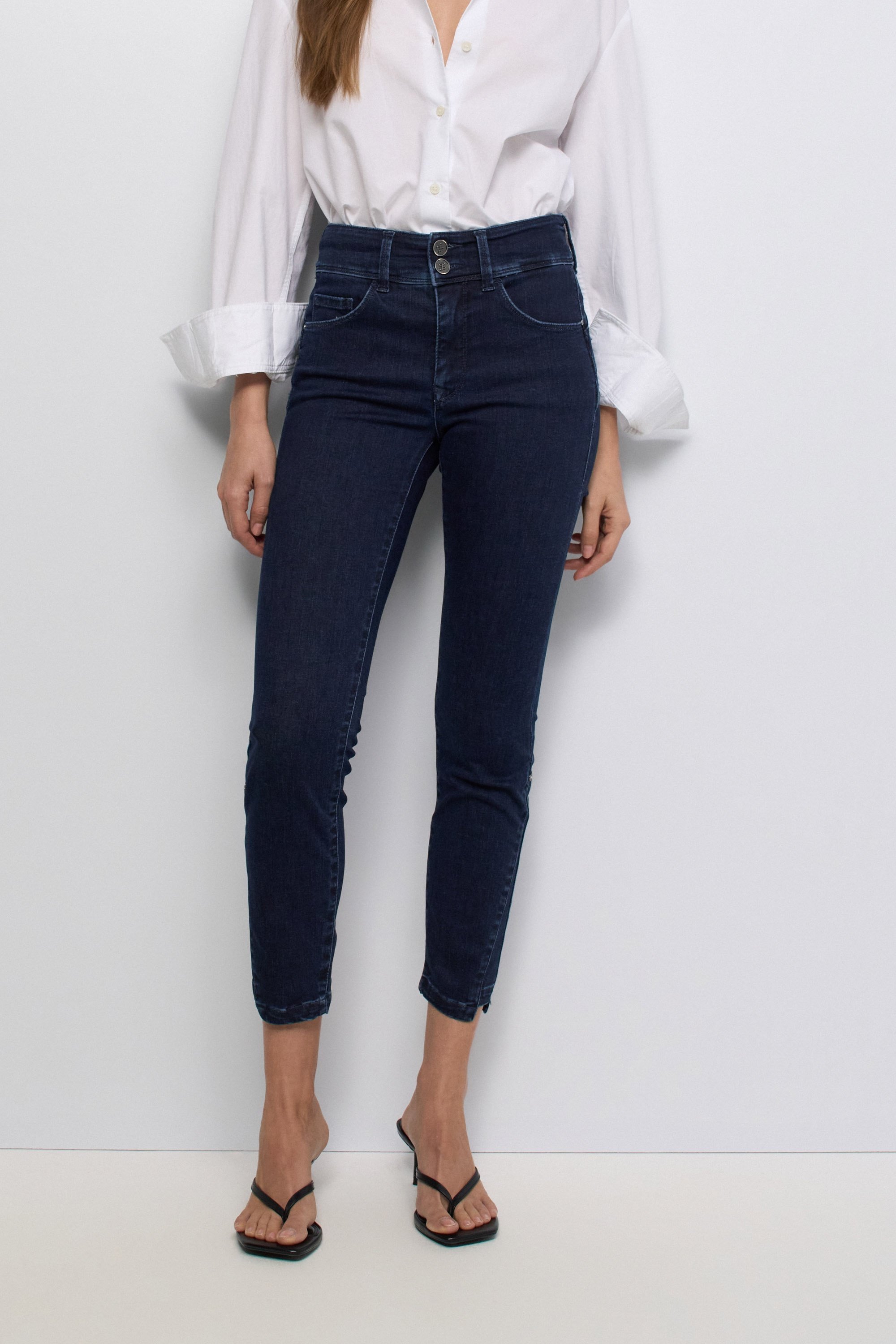 JEAN SECRET PUSH IN CROPPED SKINNY, SALSA JEANS