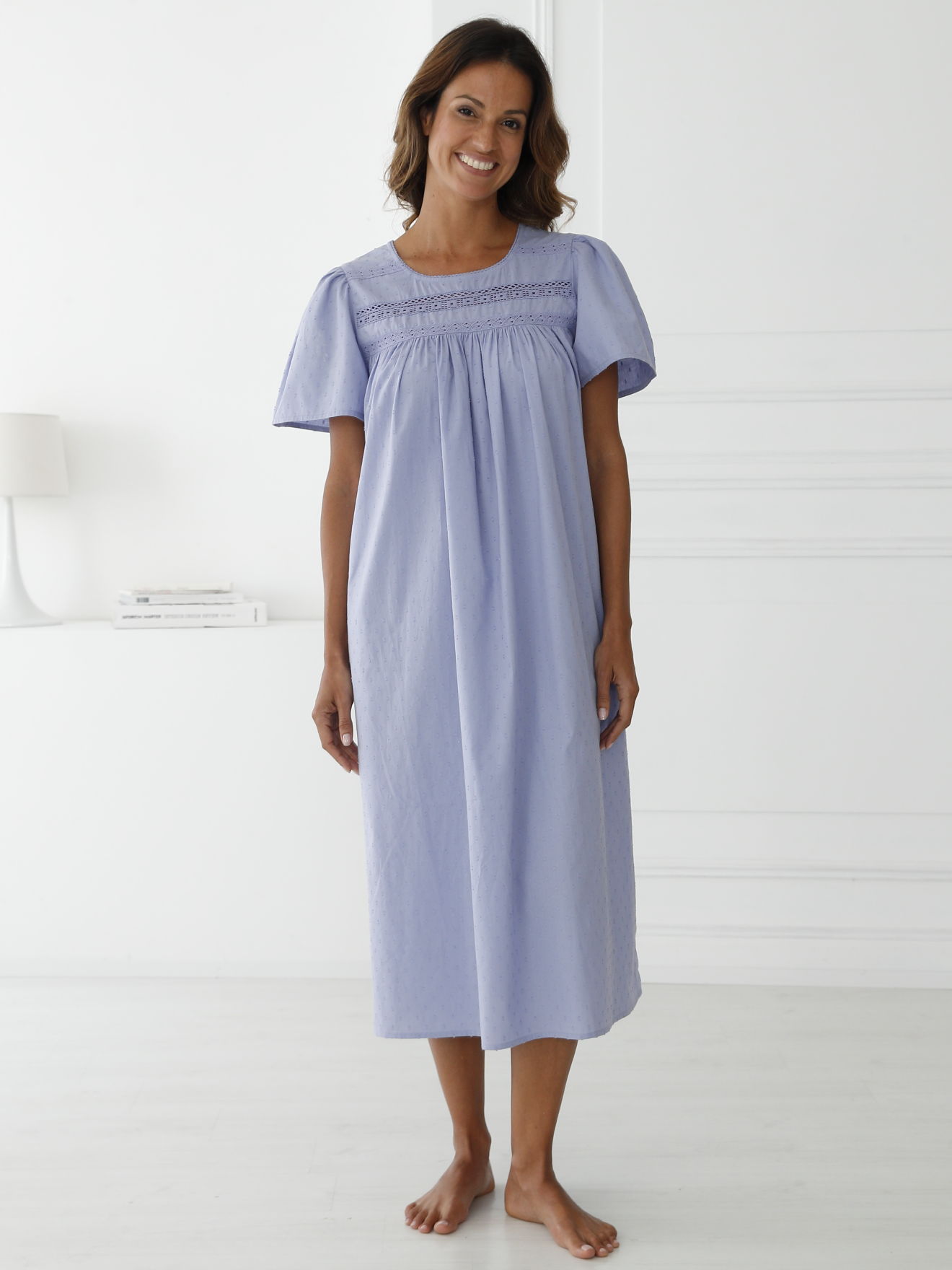Chemise de nuit plumetis femme, DAXON