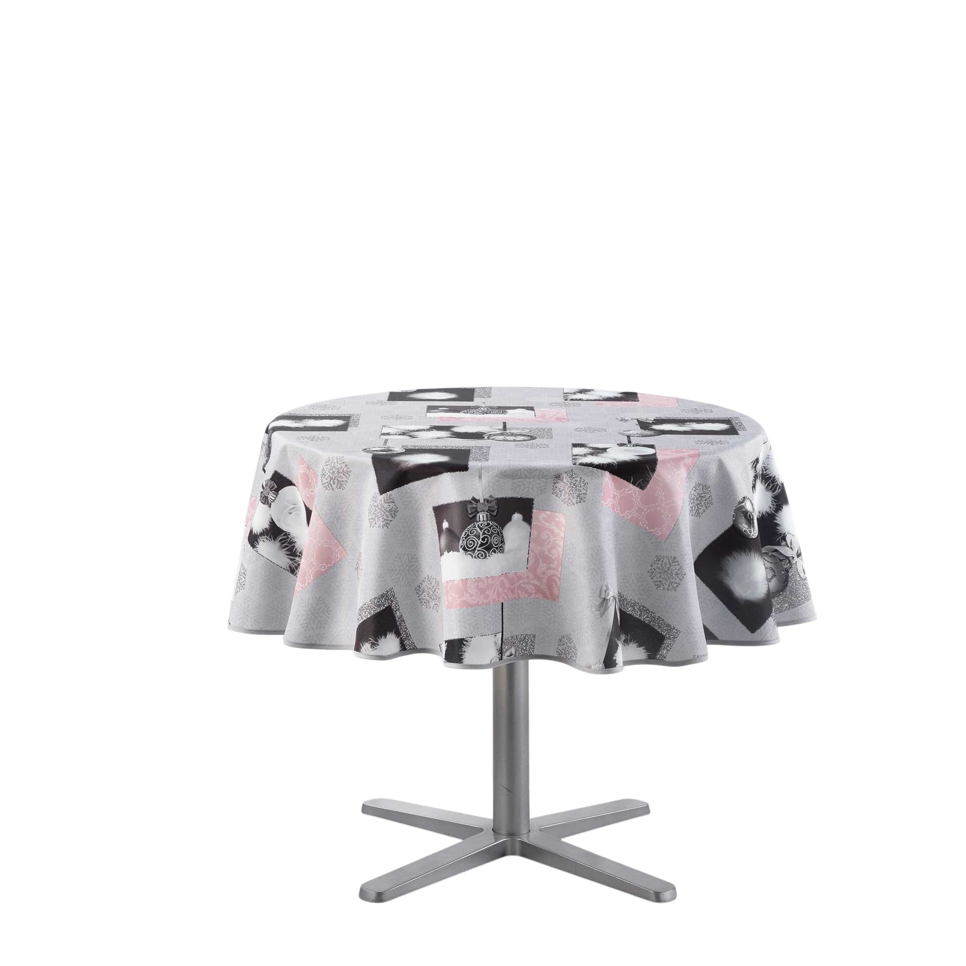 Nappe ronde Cotina flocons, EDEN