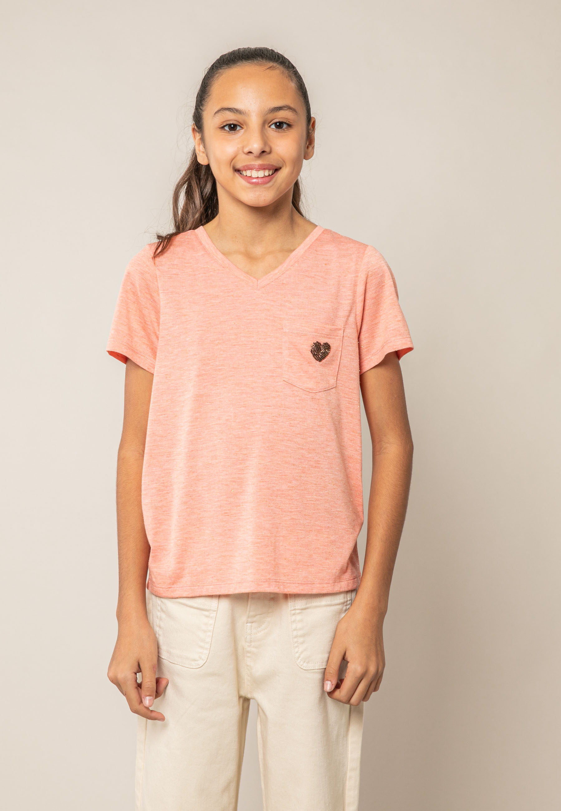 T-shirt fille fluide KELLIE, DEELUXE
