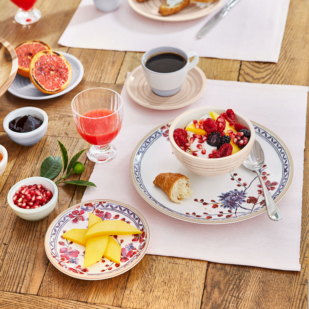 Assiettes Plates Villeroy & Boch Colourful Spring - Lot De 6 - Ø27cm - Porcelaine Florale