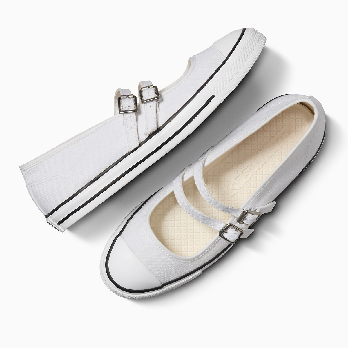 Canvas ballet flats Converse La Redoute