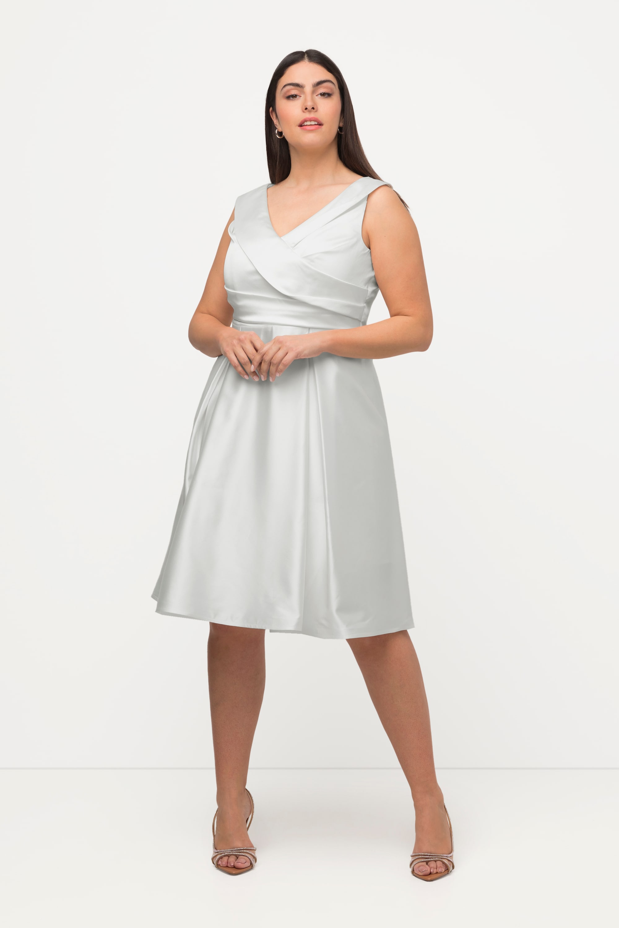 Robe de soirée, ligne en A, drapé, ULLA POPKEN