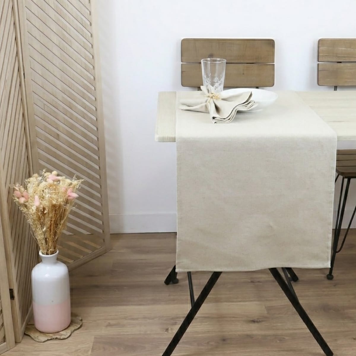 Chemin de table 100% Lin LINELLE, LINANDELLE