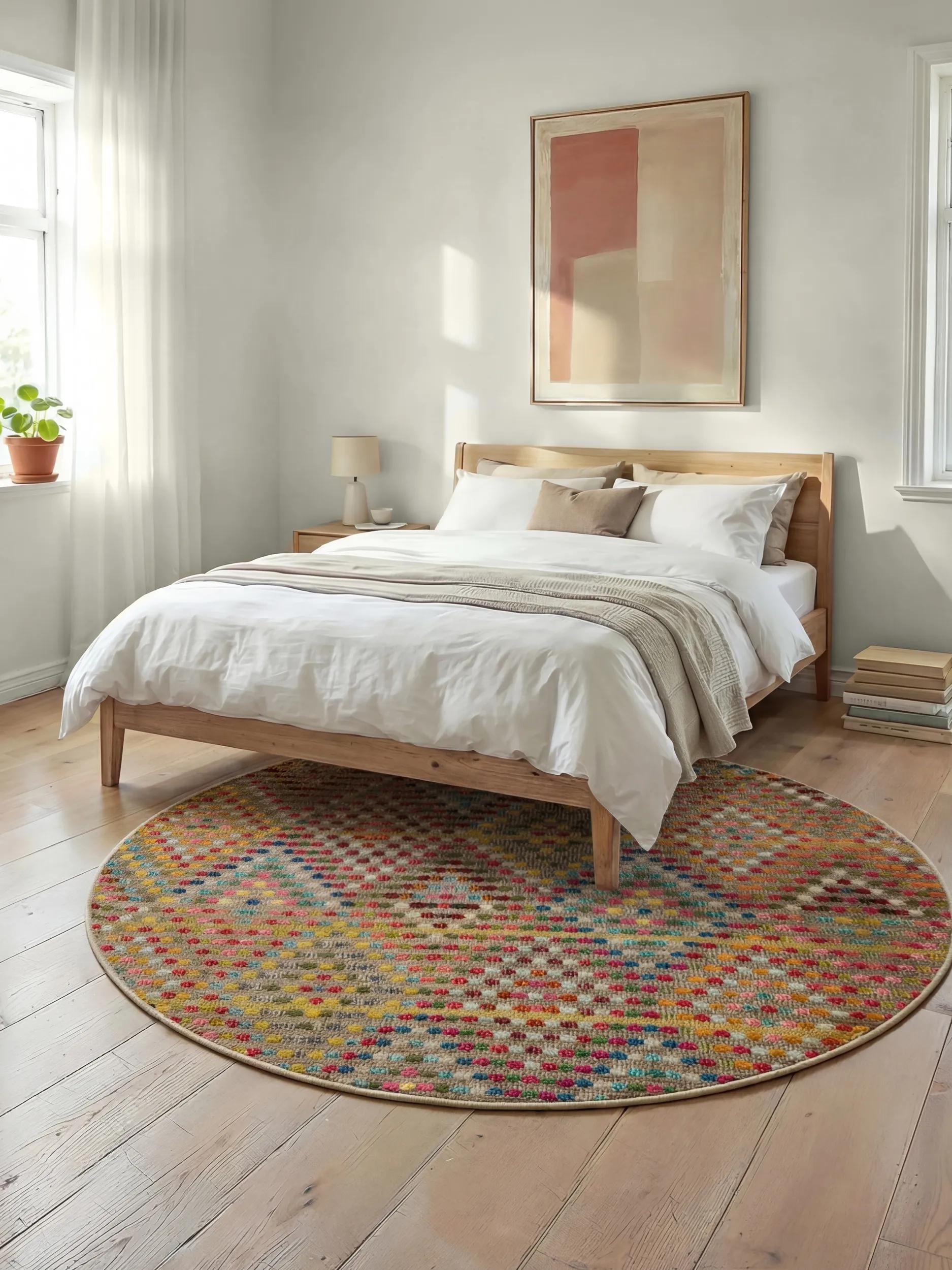 Tapis rond CASA, BENUTA