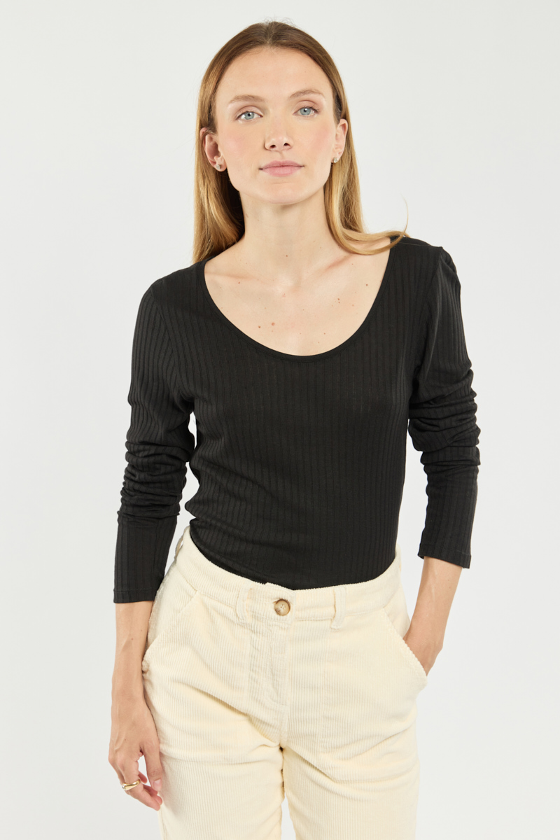 T-shirt manches longues en Lyocell et coton, ARMOR-LUX