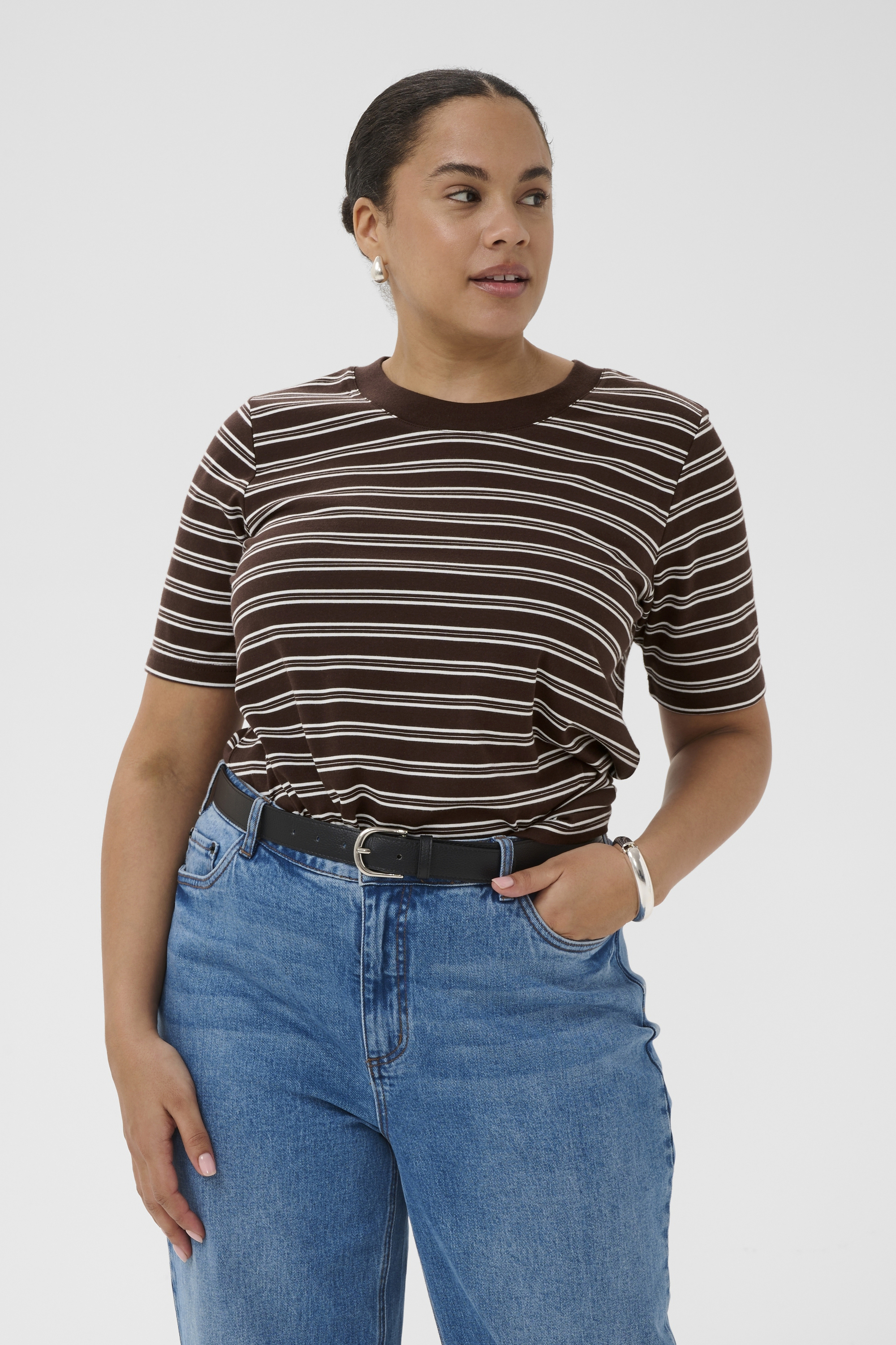 T-shirt à manches courtes, KAFFE CURVE