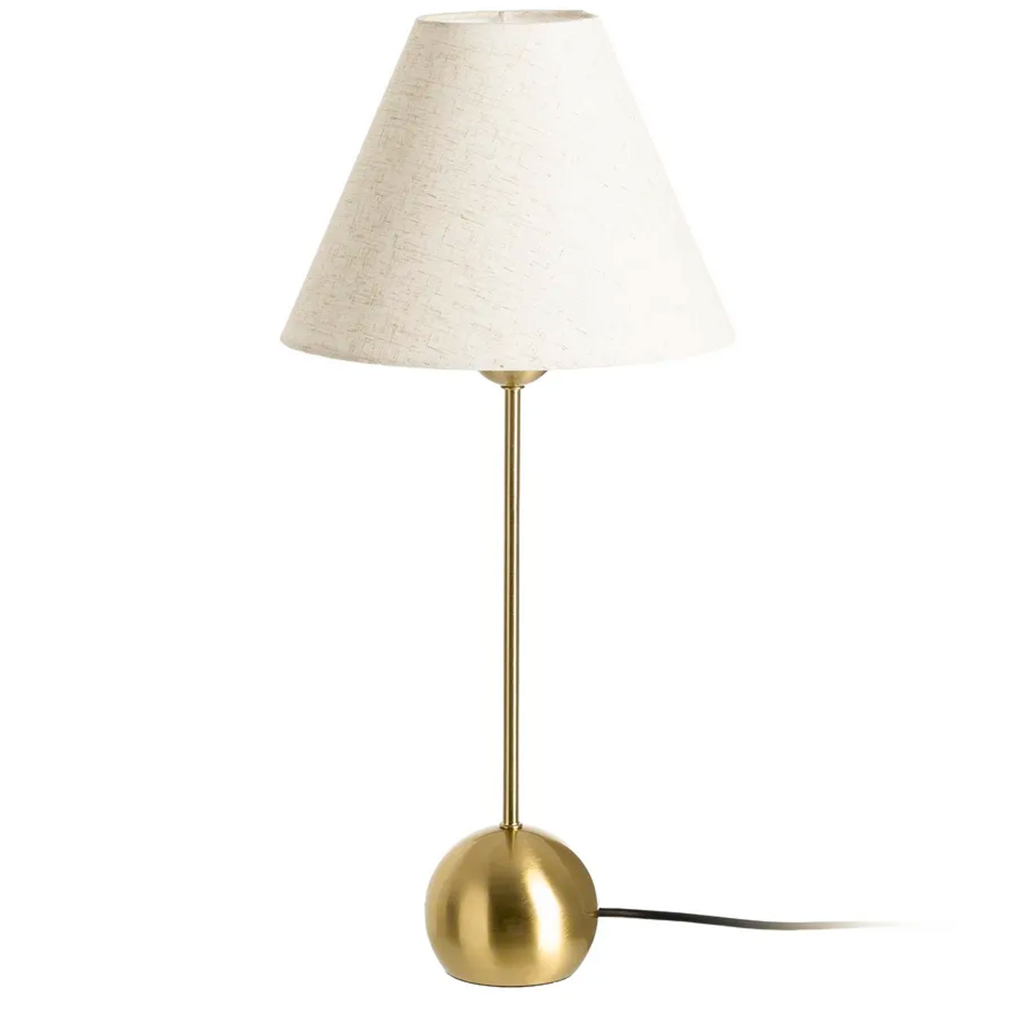 Lampe à poser métal doré 25x25x55cm, WADIGA