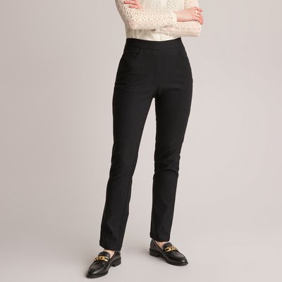 Straight Pull-On Trousers, Length 30.5" ANNE WEYBURN