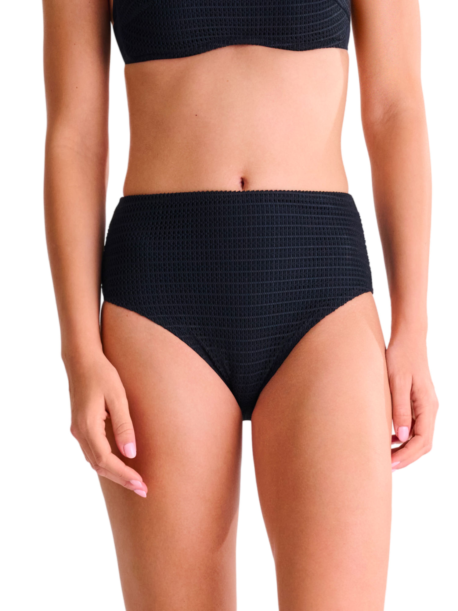 Bas maillot slip de bain échancré taille haute CALVI, LISCA