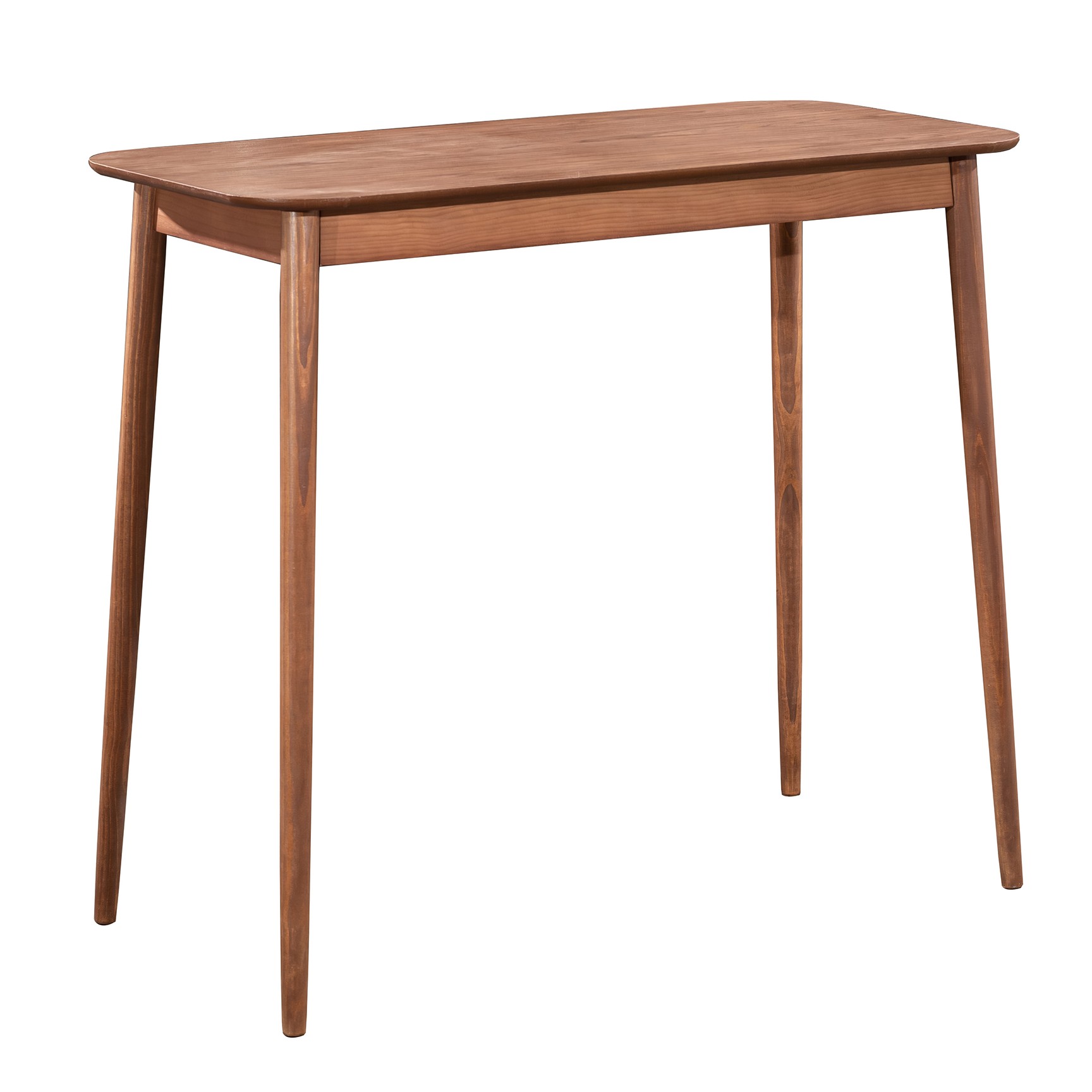 Table de bar 4 personnes en bois finition noyer, TRADITION, NORDLYS