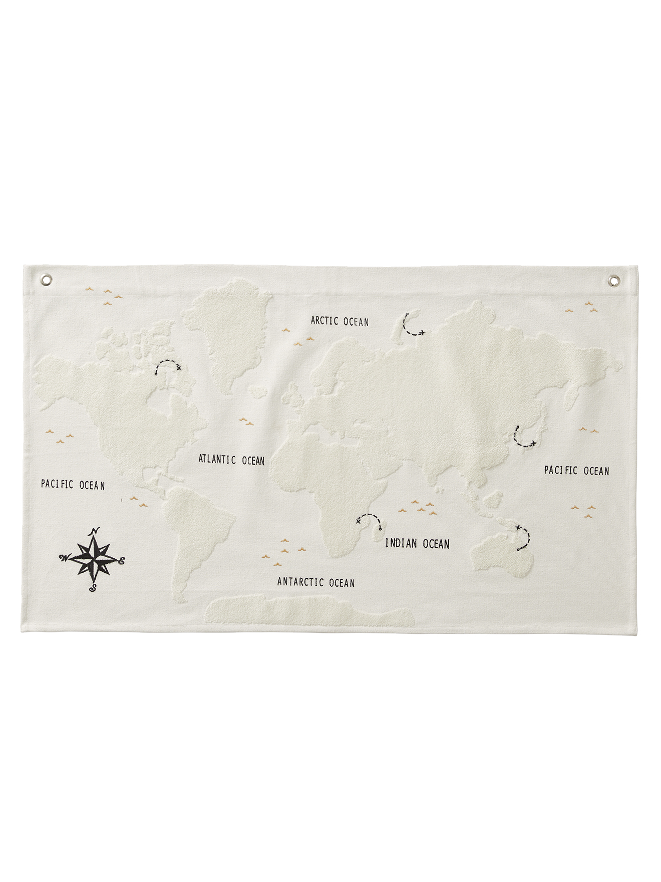 Carte du Monde mappemonde murale tissu, VERTBAUDET