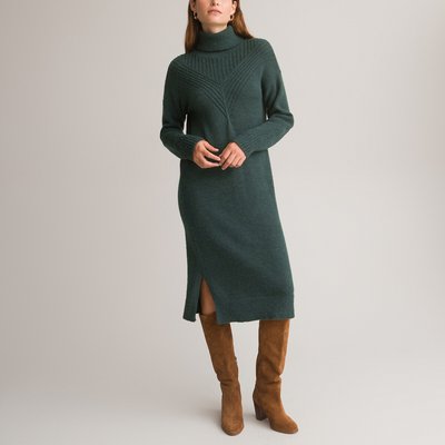 Turtleneck Jumper/Sweater Dress with Long Sleeves ANNE WEYBURN