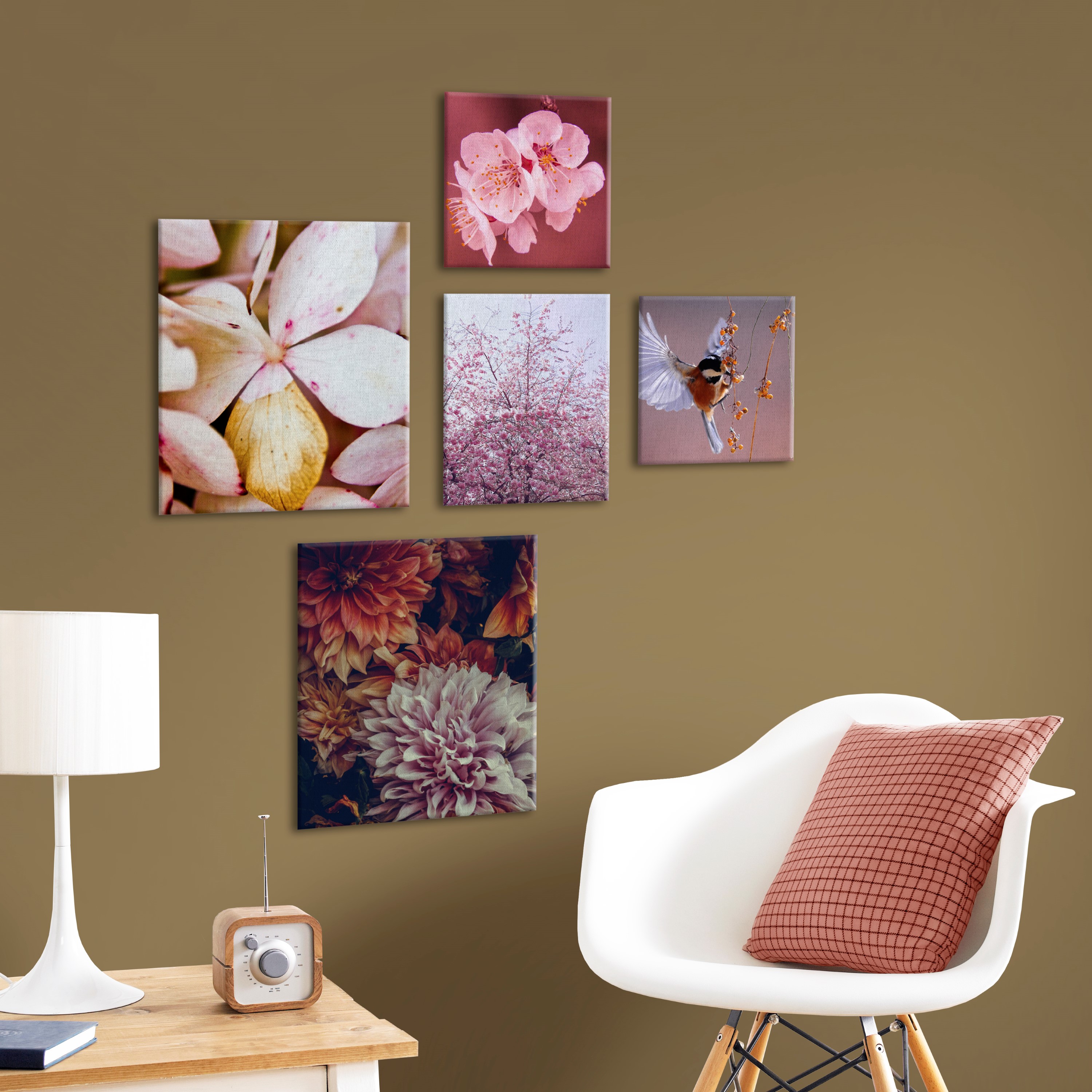 Set de 5 toiles imprimées Nature zen, ART FOR THE HOME