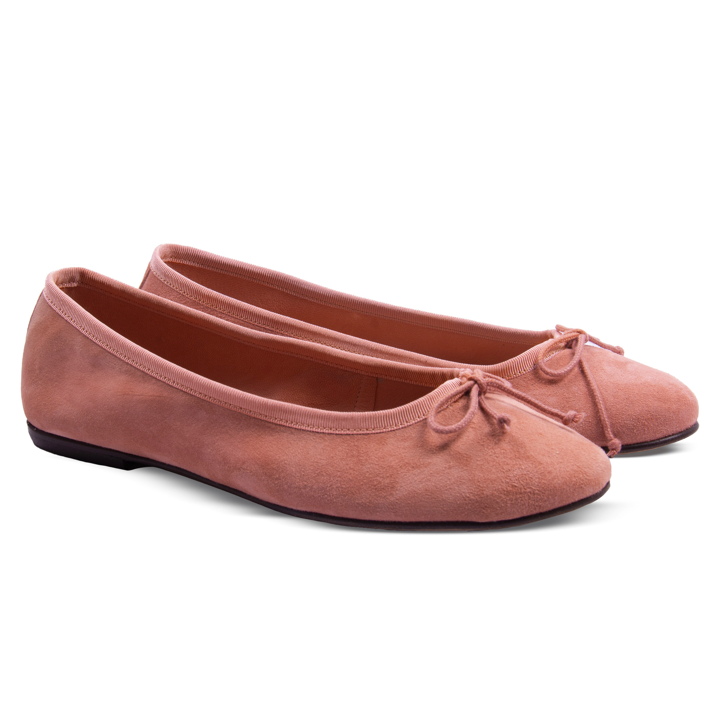 Ballerines classiques cuir daim, JULES & JENN