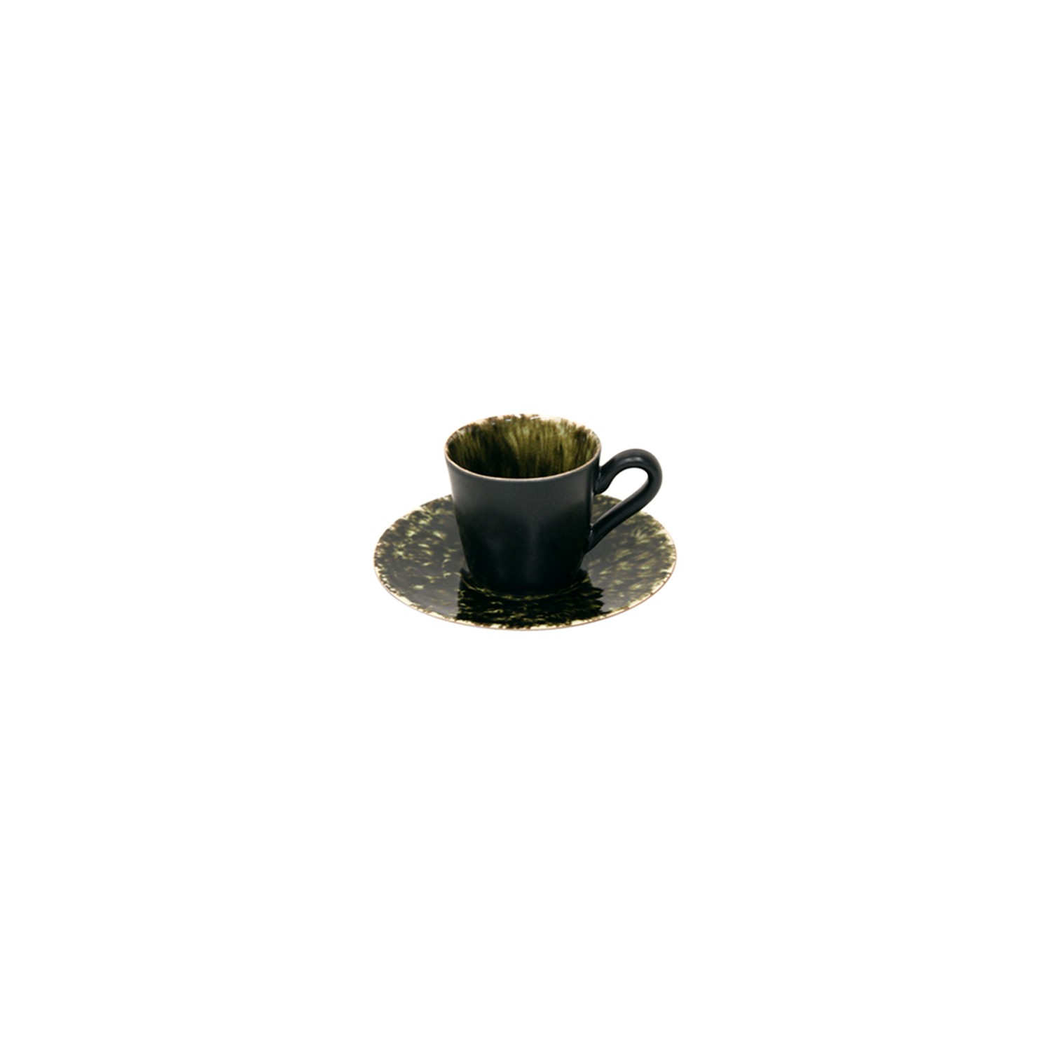 Tasse à café et soucoupe en grès, RIVIERA, COSTA NOVA