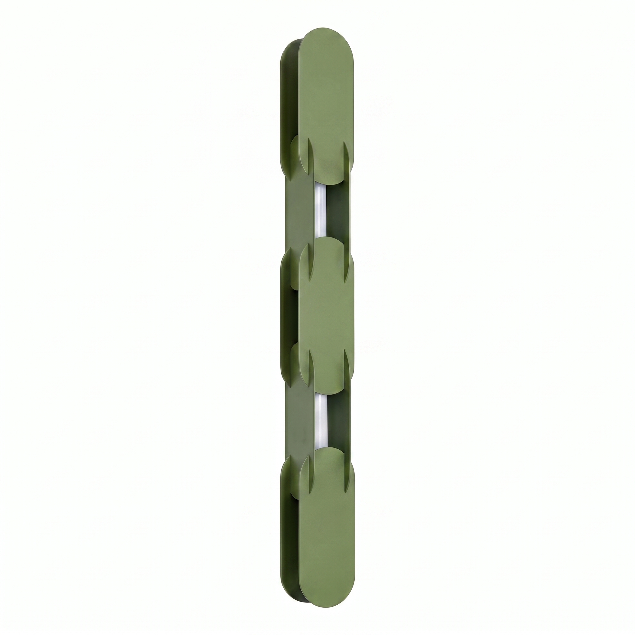 Applique murale Acier Vert Olive LED 1 Chain, EDEN