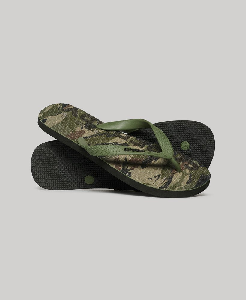 Tongs véganes à logo, SUPERDRY