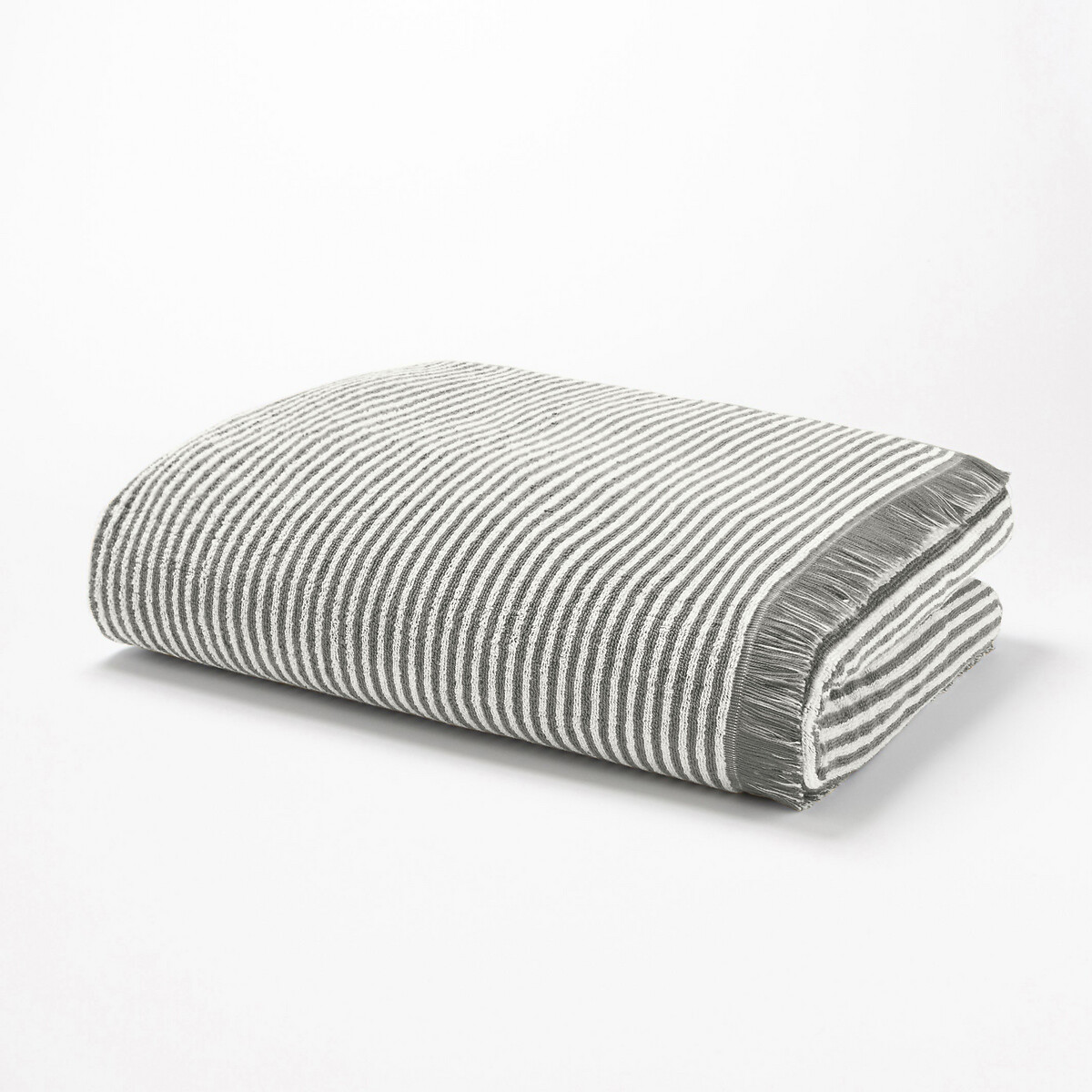 Product photograph of Malo Large Striped Bath Towel from La Redoute UK