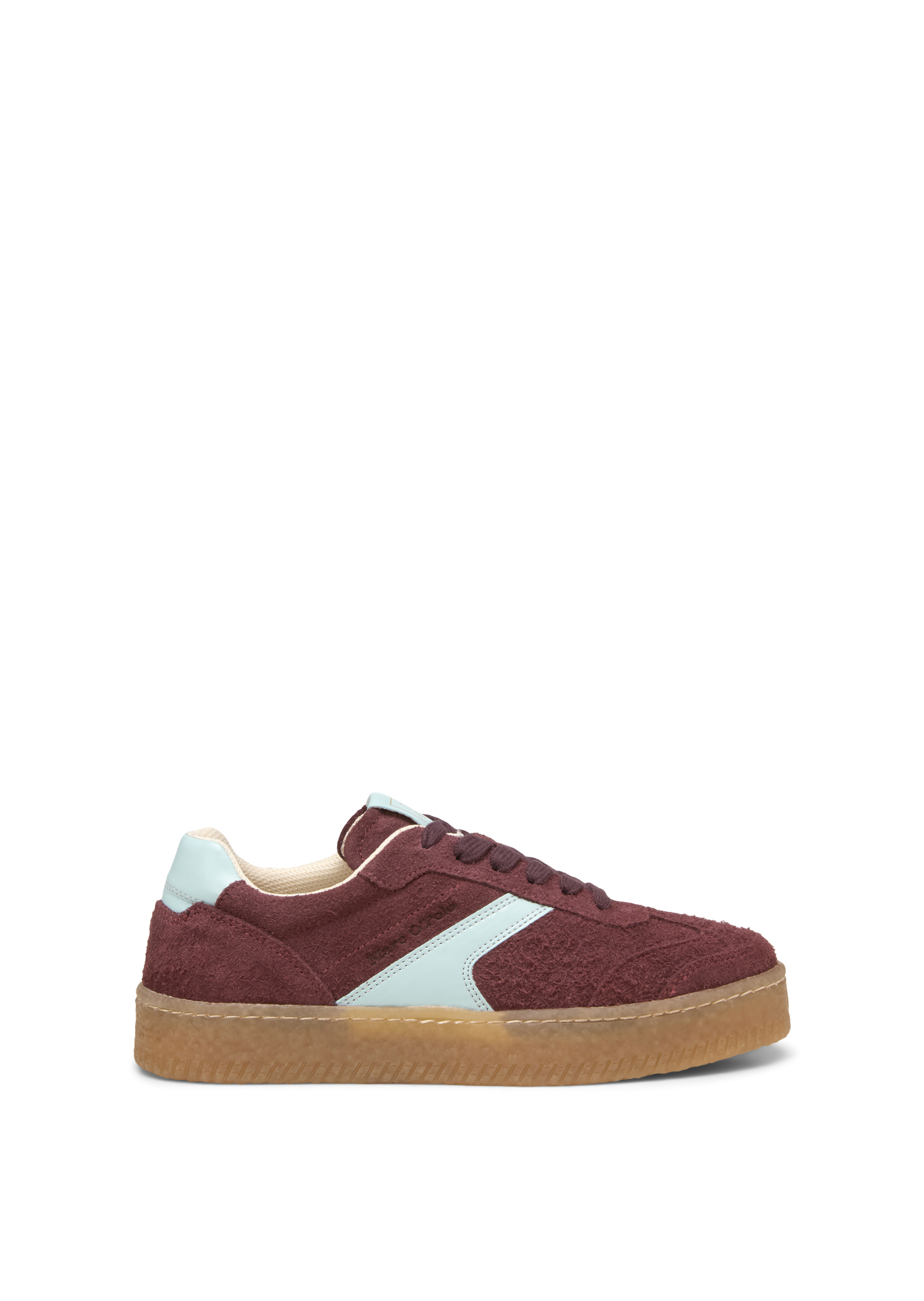 Baskets en cuir velours doux, MARC O'POLO