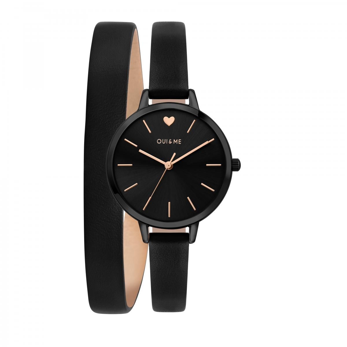 Montre femme noir La Redoute