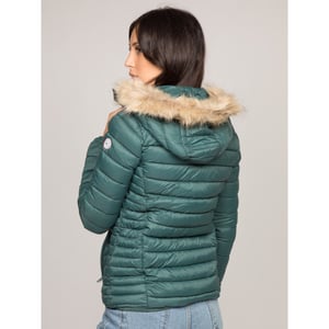 Doudoune Légère à Capuche Femme - Veste Matelassée Courte Pour L'hiver Et Mi-saison - Idéale Pour Le Camping, Trekking Et Entraînement
