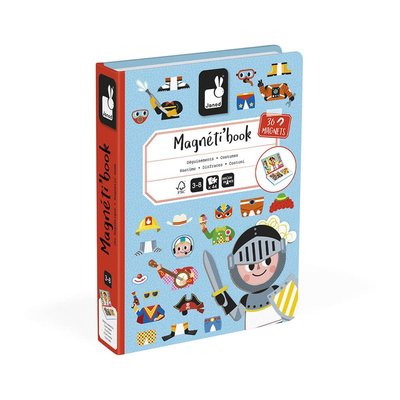 Magnéti'book Déguisements Garçon, 36 Magnets JANOD